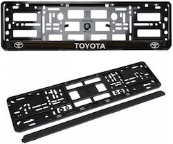 Европейска пластмасова рамка за номер Toyota Logo 1 бройка