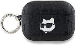 Karl Lagerfeld Choupette Head Husă în culoarea Negru pentru Apple AirPods 3 Karl Lagerfeld Choupette Head Husă în culoarea Negru pentru Apple AirPods 3