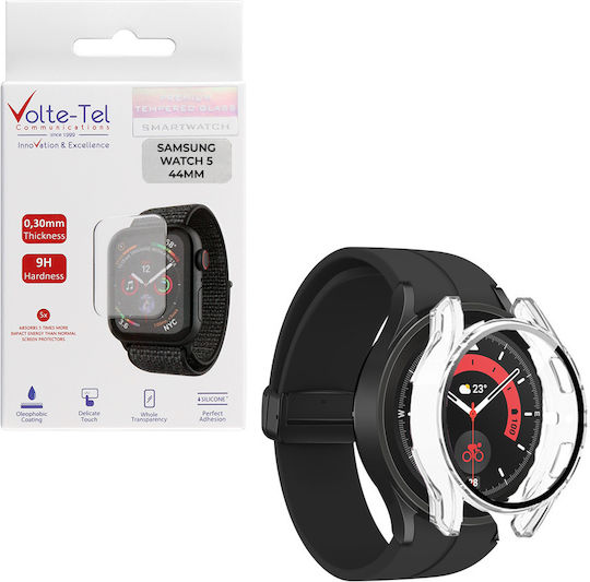 Volte-Tel Закалено стъкло за Samsung Watch 5 1бр 8363887