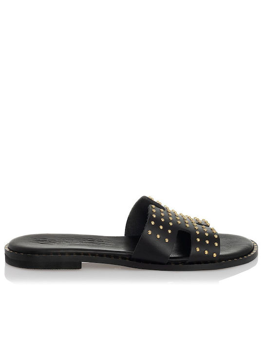 Sante Leather Women's Sandals Black