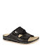 Women's Flat Sandals Anatomic in Black Color