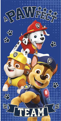 Borea Παιδική Πετσέτα Θαλάσσης Μπλε Paw Patrol 140x70εκ.