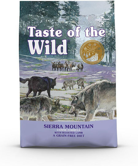 Taste Of The Wild 2kg Dry Food for Dogs Grain-Free & Gluten-Free with Lamb and Meat