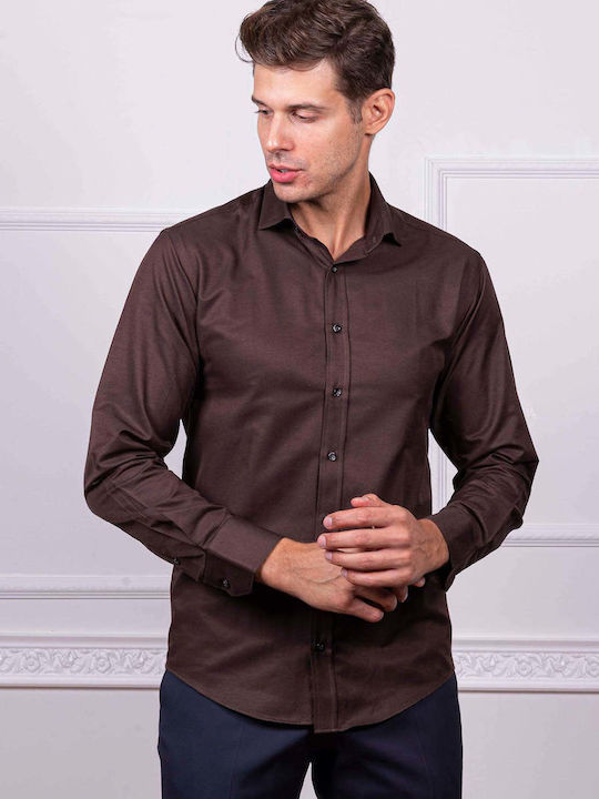 Regular Fit Brown Shirt 0427-1029-5062-BROWN