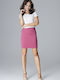 Lenitif Mini Skirt in Pink color