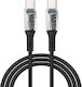 Leewello USB 2.0 Кабел USB-C Мъжки - USB-C 60W Черен 1м 783214-2-ЧЕРЕН