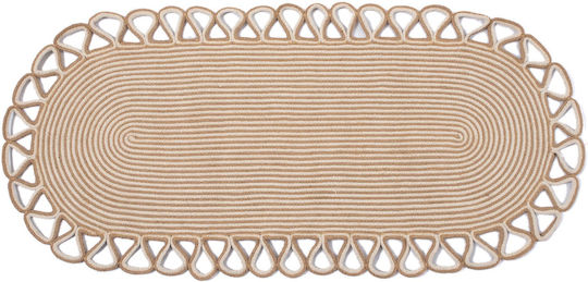 Silk Fashion 1911 Χαλί Διάδρομος Καλοκαιρινό από Γιούτα Beige 70x160cm