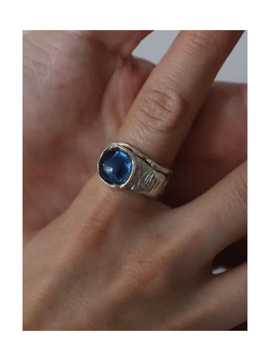 Nasilia Jewelry Damen Ring mit Zirkonia aus Silber