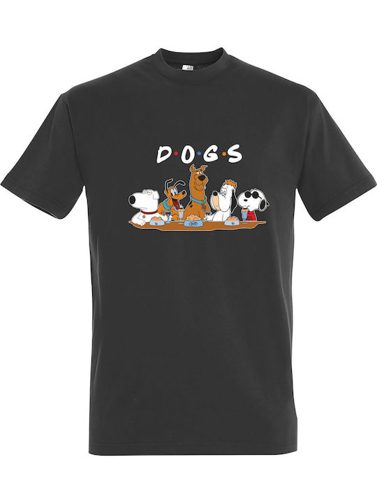 Friends Scooby Doo Snoopy Dogs T-shirt