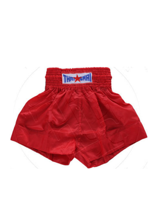 Thai Smai Ανδρικό Σορτσάκι Kick/Thai Boxing Κόκκινο