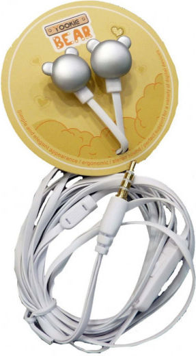 Yookie In-ear Handsfree Headphones with Connector 3.5mm Silver