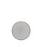 Cryspo Trio Plate Desert Ceramic White with Diameter 21cm