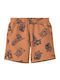Kinder-Shorts/Bermudas Stoff Kaffee