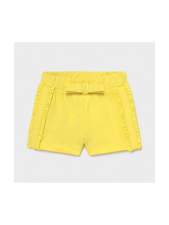 Mayoral Kids Shorts/Bermuda Fabric Yellow