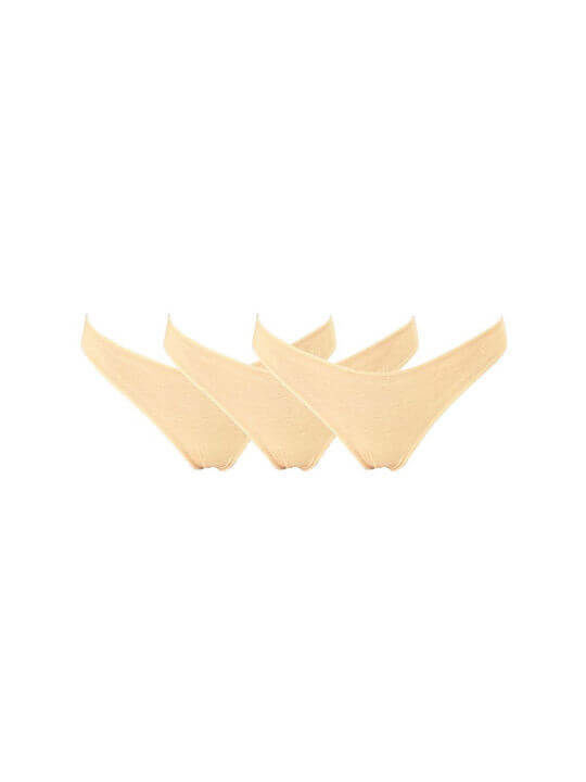 Women's Slip 3Pack Seamless Beige