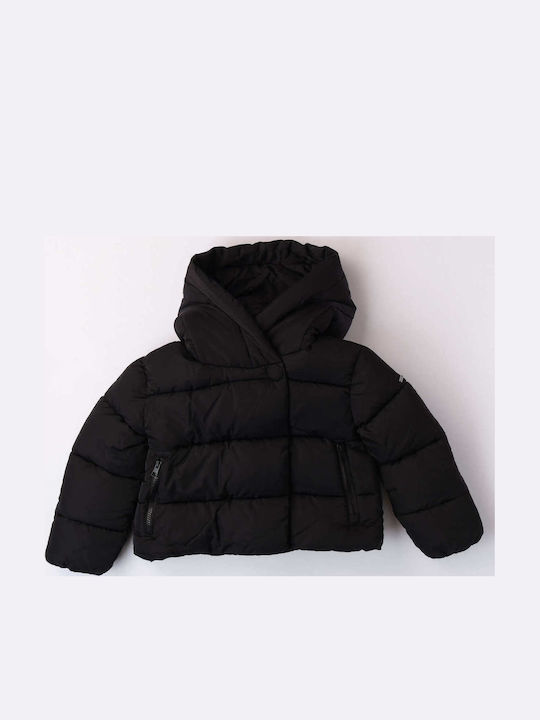 Kids' Casual Jacket with Hood Black