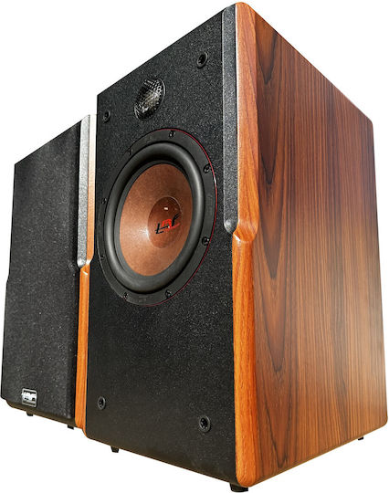 TRF WTCB652HS WTCB652HS B/RE Двойка Hi-Fi Говорители Bookself 80W 2 Брой шофьори Злато / Кафяв