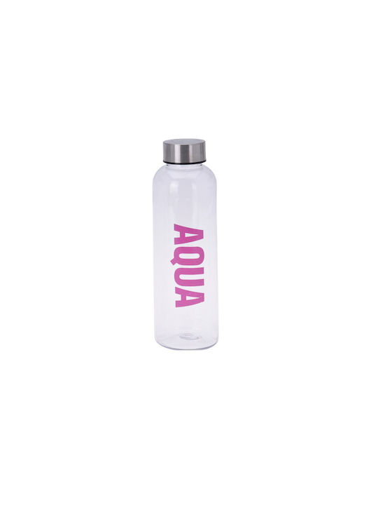 Excellent Houseware Flasche Wasser Kunststoff mit Schraubverschluss Lila 500ml