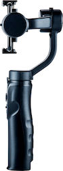 Techsuit H4 Gimbal Κινητού με Σταθεροποιητή 3 Αξόνων Μαύρο