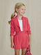 Cardigan pentru copii fucsia
