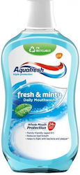 Aquafresh Fresh & Minty Apa de Gură Împotriva Plăcii Bacteriene și a Respirației Proaspete 500ml Aquafresh Fresh & Minty Apa de Gură Împotriva Plăcii Bacteriene și a Respirației Proaspete 500ml