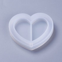 Silicone Heart Mold 45x51x8mm 1pc