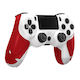 Lizard Skins Кожа за контролер PS4 Червен