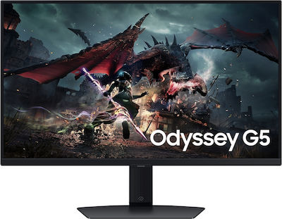 Samsung Odyssey G5 G50D IPS HDR Monitor de jocuri 27" QHD 2560x1440 180Hz cu Timp de Răspuns 1ms GTG