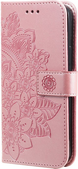 Umschlag Rückseite Synthetisches Leder / Kunststoff Magnetisch Rosa (Motorola Edge 50 Fusion 5G)