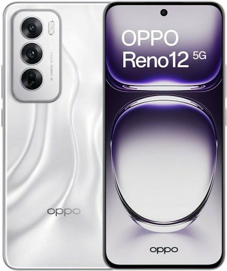Oppo Reno12 5G Dual SIM (12/256GB) Ασημί