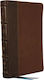 Nkjv, Large Print Thinline Reference Bible, Blue Letter, Maclaren Series, Leathersoft, Brown, Comfort Print