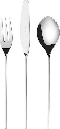 Herdmar Besteckset Edelstahl Silber 24Stück