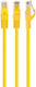 Cablexpert U/UTP Cat.6 (Gigabit) Καλώδιο Δικτύου Ethernet 0.5m Κίτρινο