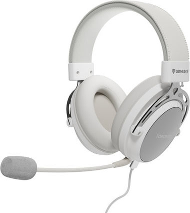 Genesis Toron 301 Over Ear Gaming Headset with Connection 2x3.5mm White