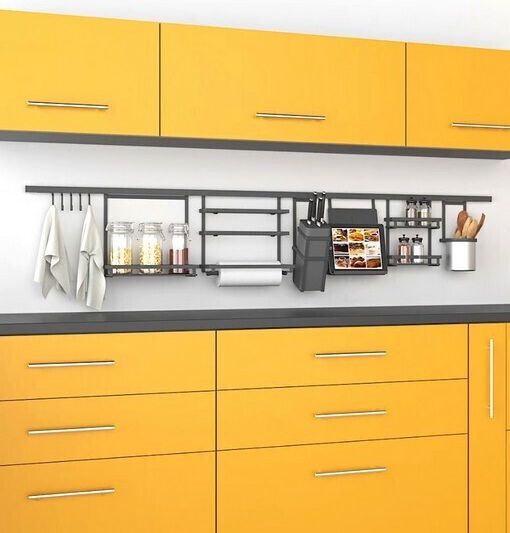 Emuca Wall Metal Shelf 110cm Grey