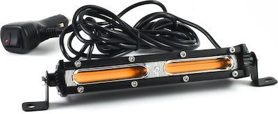 Waterproof Headlights Car in Bar Shape LED Kia Mini Mercedes-Benz 180 12 / 24V 18W 3cm with Orange Lighting 1pcs