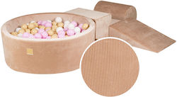 Meow Baby Ball Pit 90x90x30cm. Beige