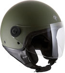 Tucano Urbano Jet Helmet ECE 22.05 1080gr Green...