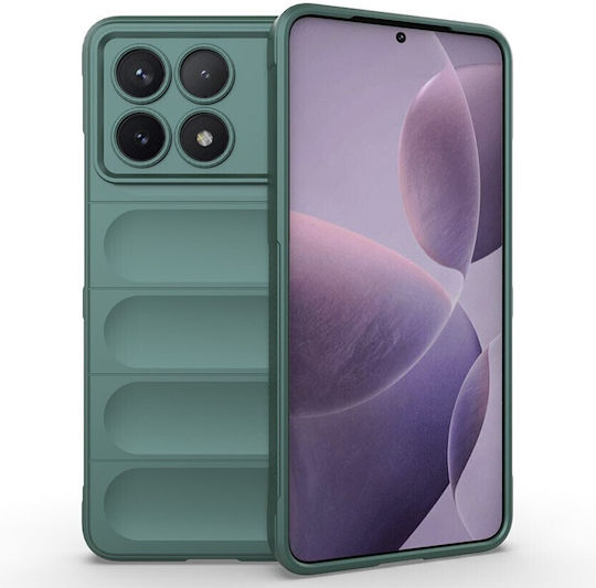 Magic Shield Back Cover Silicon Verde (Xiaomi Poco F6 Pro 5G)