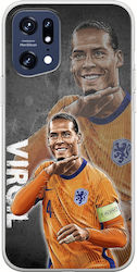Евро 2024 Virgil Van Dijk Oppo Find X5 Pro 5g гъвкав калъф от прозрачен силикон за мобилен телефон Евро 2024 Virgil Van Dijk Oppo Find X5 Pro 5g гъвкав калъф от прозрачен силикон за мобилен телефон