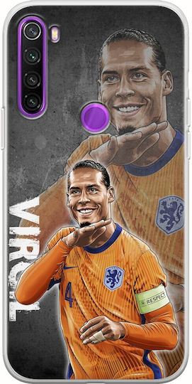 Euro 2024 Virgil Van Dijk Xiaomi Redmi Note 8 2021 Flexible Tpu Διάφανη Σιλικόνη