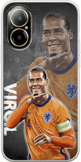 Euro 2024 Virgil Van Dijk Realme C67 4g Flexible Tpu Transparent Silicone