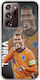 Euro 2024 Virgil Van Dijk Samsung Galaxy Note 20 Ultra Flexibles TPU Transparentes Silikon
