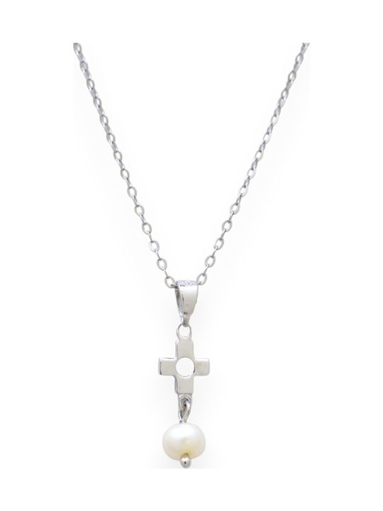 Goldjewels Charm from Silver with Pearls