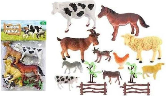 Set de figurine de animale de fermă 10 bucăți 026-42e 314260