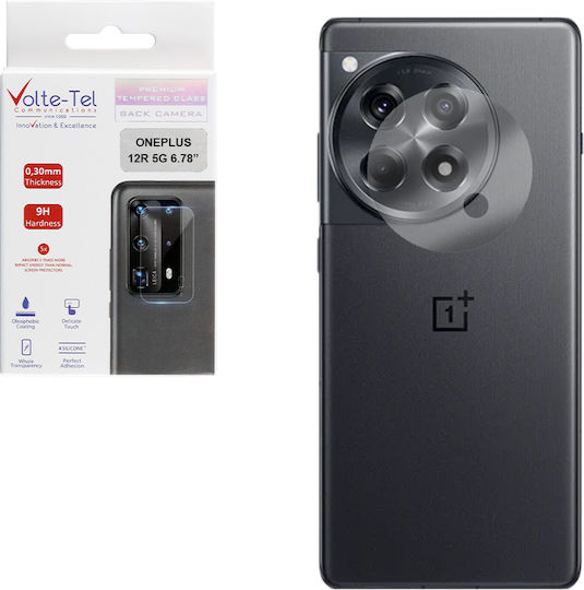Volte-Tel Προστασία Κάμερας Tempered Glass Μαύρο για το OnePlus 12R 5G