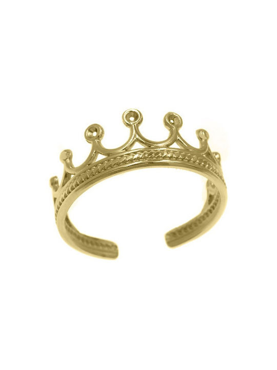 Women's Gold Plated Steel Ring