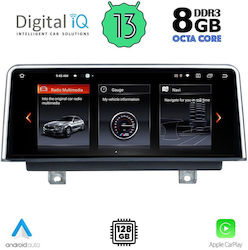 Digital IQ Ηχοσύστημα Αυτοκινήτου για BMW Σειρά 1 / F40 2018> (Bluetooth/USB/WiFi/GPS/Apple-Carplay/Android-Auto) με Οθόνη Αφής 12.3"