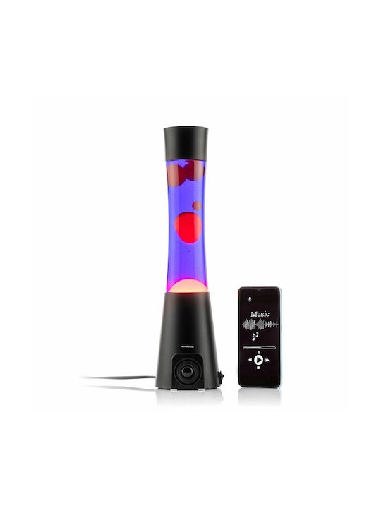 InnovaGoods Bluetooth Decorative Lamp Lava Lamp with Socket for Bulb E14