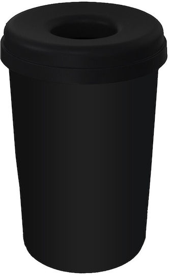 Green City International Plastic Waste Bin 60lt Black